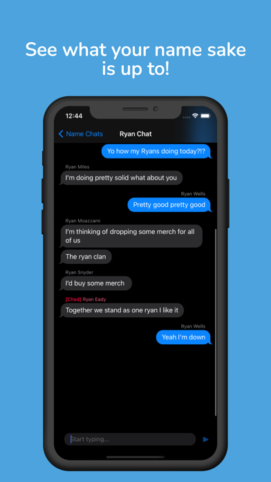 Name Chat Screenshot