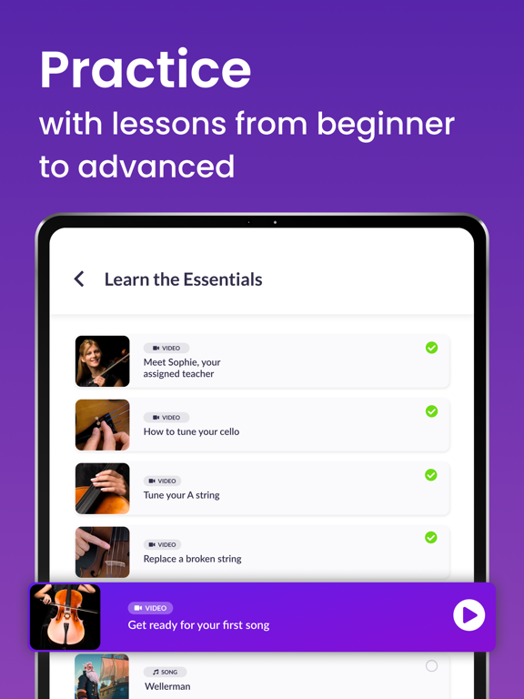 Learn & Play Cello - tonestro iPad screenshot 5 - Music app