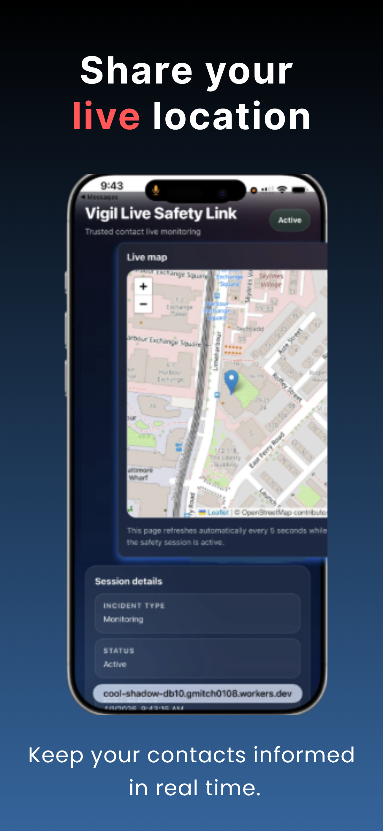 Vigil: Personal Safety App screenshot 3