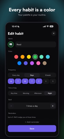 Colors: Daily Habit Tracker Screenshot 3 of 7