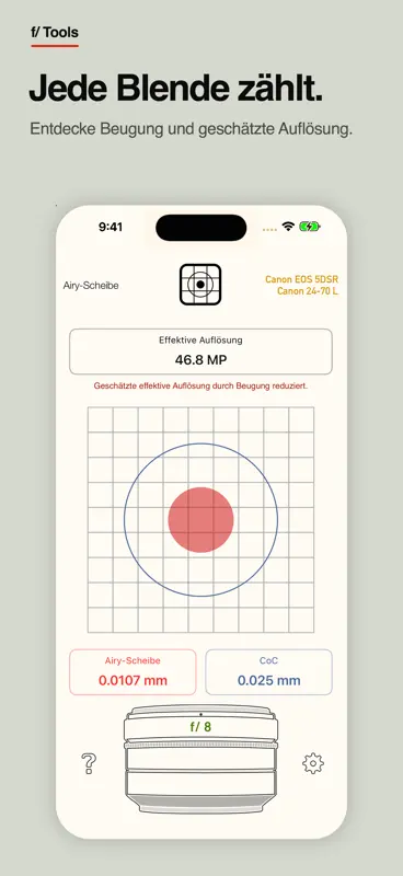 f/ Tools: Fotorechner screenshot 5 of 7