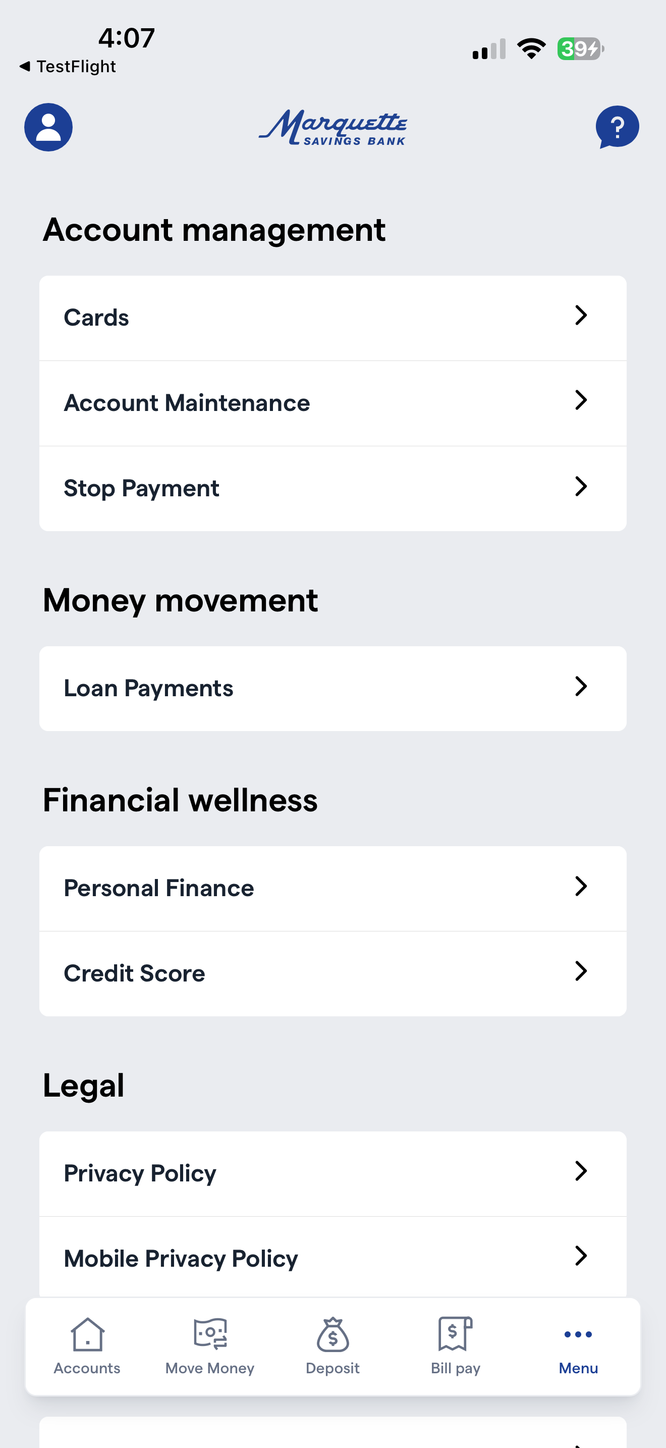 MobileMarquette screenshot 4
