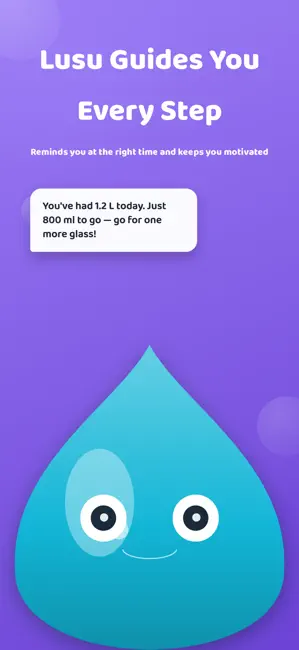 Water Reminder & Hydration iPhone screenshot 2