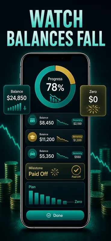Debt Free Date Payoff Planner screenshot 9 of 10