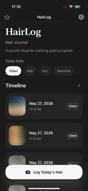 HairLog+ screenshot 1