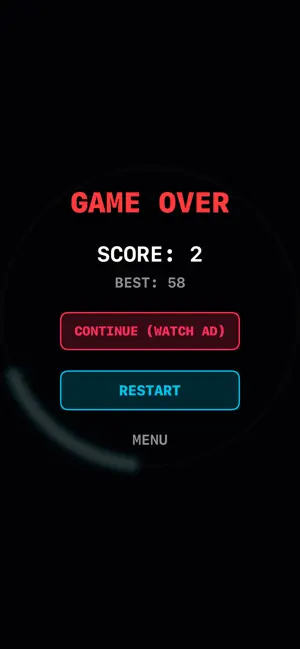 Pong Solo: Neon Bounce screenshot 3