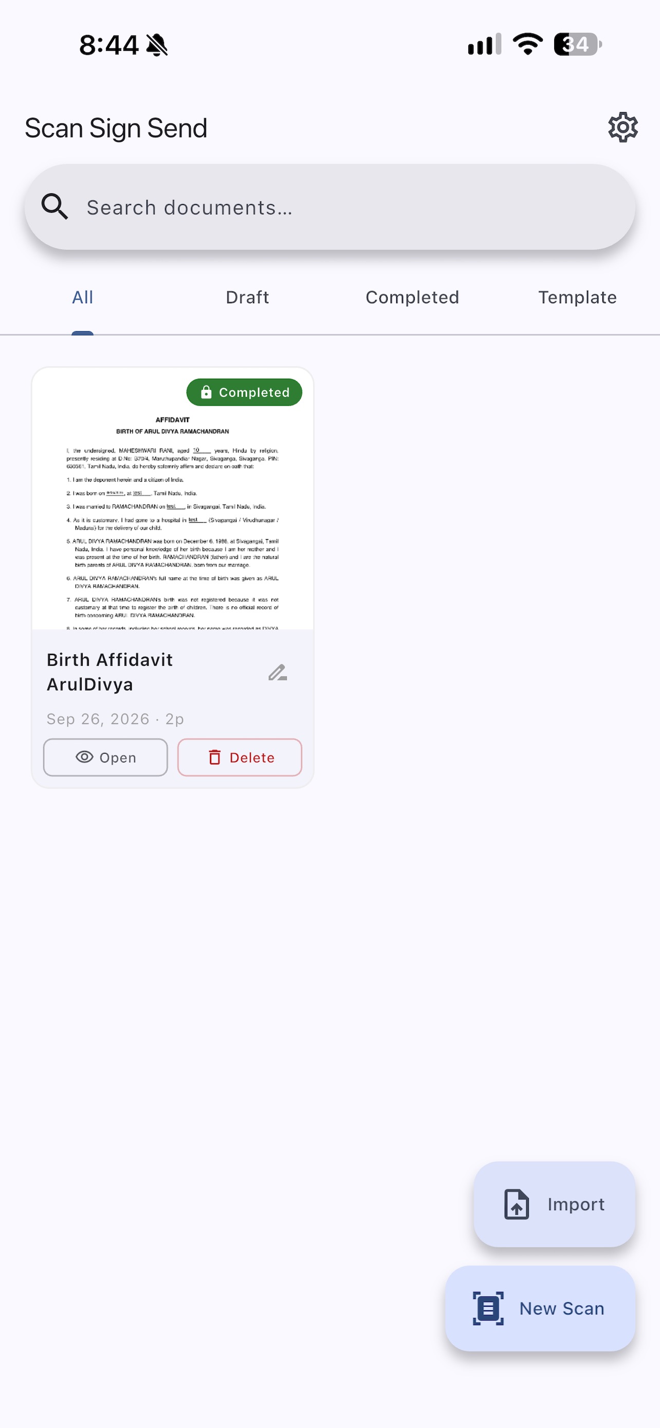 Screenshot 3 of Scan Sign Send