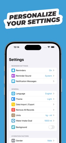 Water Reminder - HydraKit screenshot
