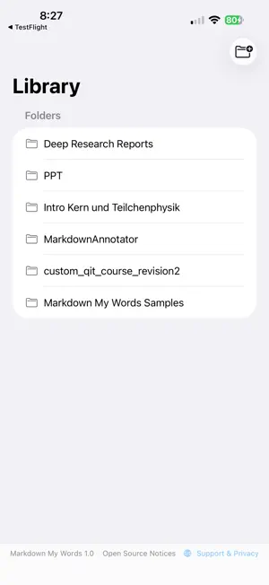 Markdown My Words screenshot 2
