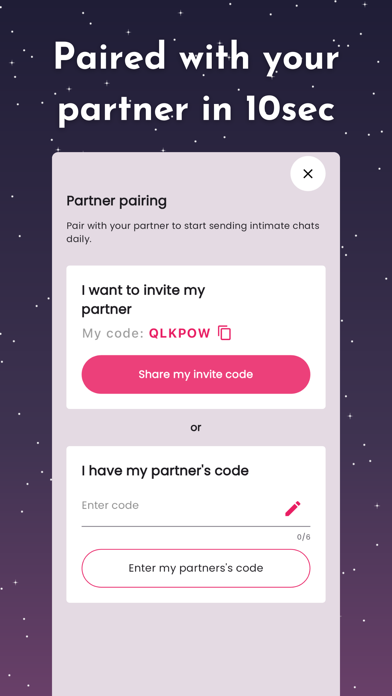 Bonded: Chat with your partner Screenshot