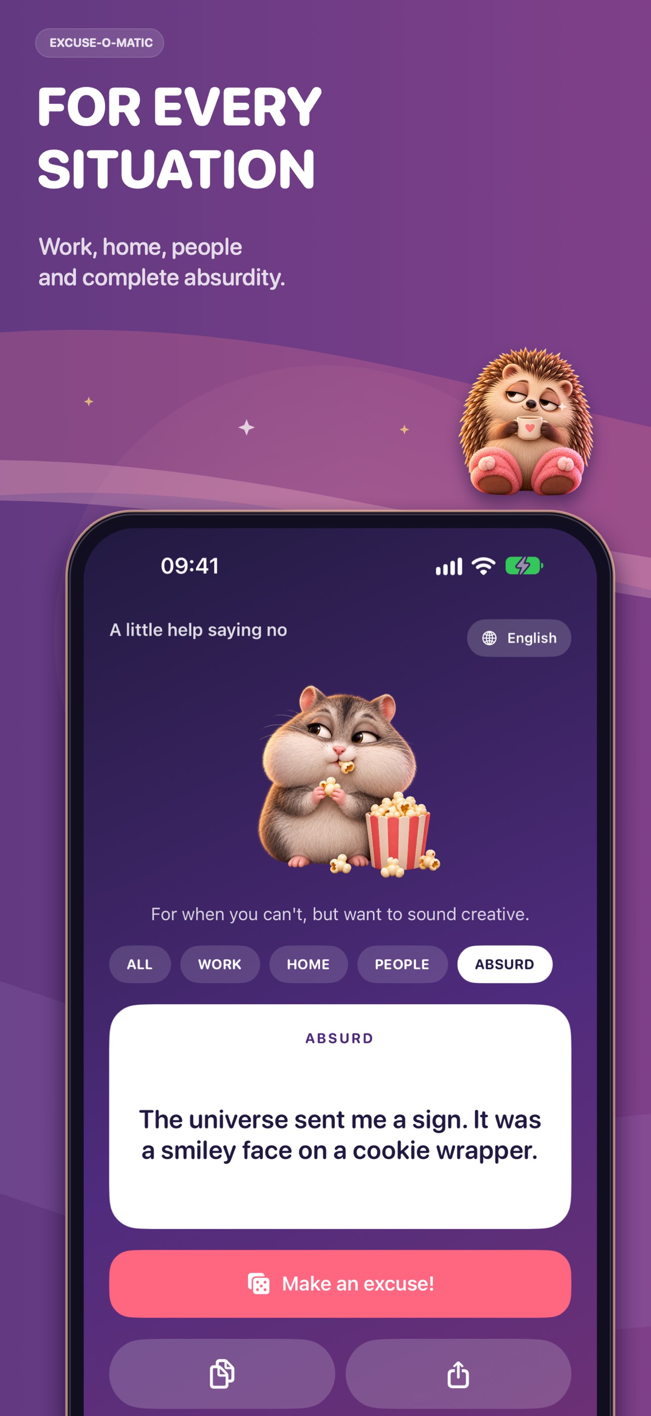 Screenshot 3 of Excuse-O-Matic: Fun Excuses