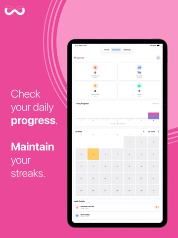 HabitWin: Simple Habit Tracker iPad screenshot