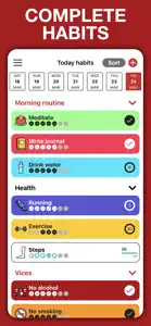 Habituator Habit tracker screenshot #1 for iPhone