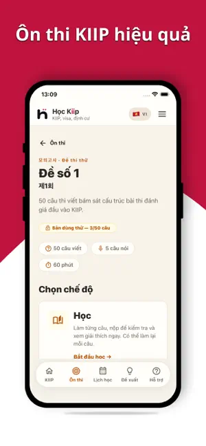 Hoc Kiip: Học & Ôn KIIP screenshot 4