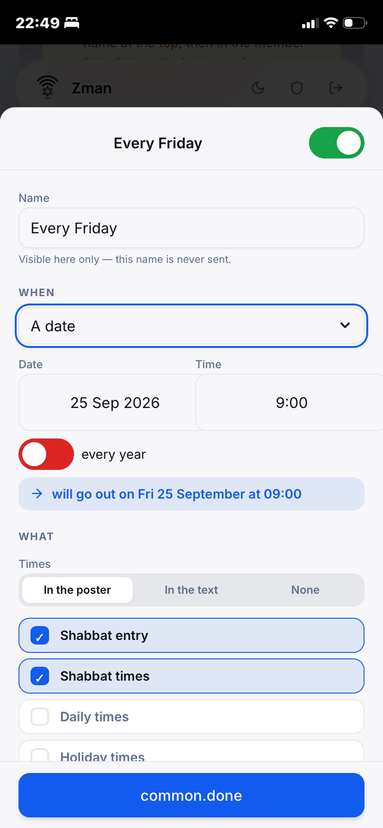 Screenshot 8 of Zman.live