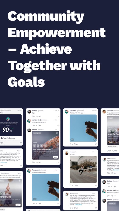 The Goals App Screenshot