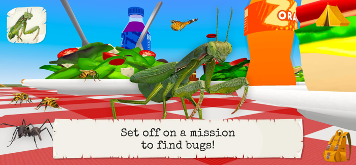 Bugs  Insects VR/AR Kid Game