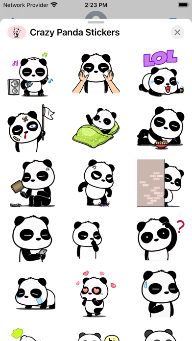 Screenshot 2 of Crazy Panda Sticker- WASticker App