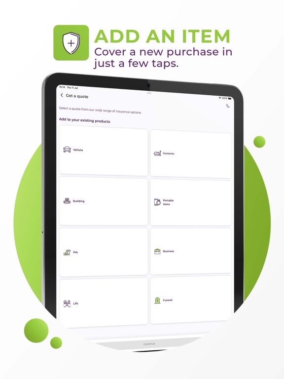OUTsurance iPad screenshot 4 - Finance app