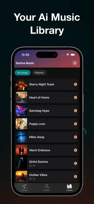 AI Song Maker - Soniva Music iPhone screenshot 5
