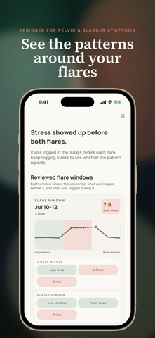 Intero: Pelvic & Bladder Pain iPhone screenshot