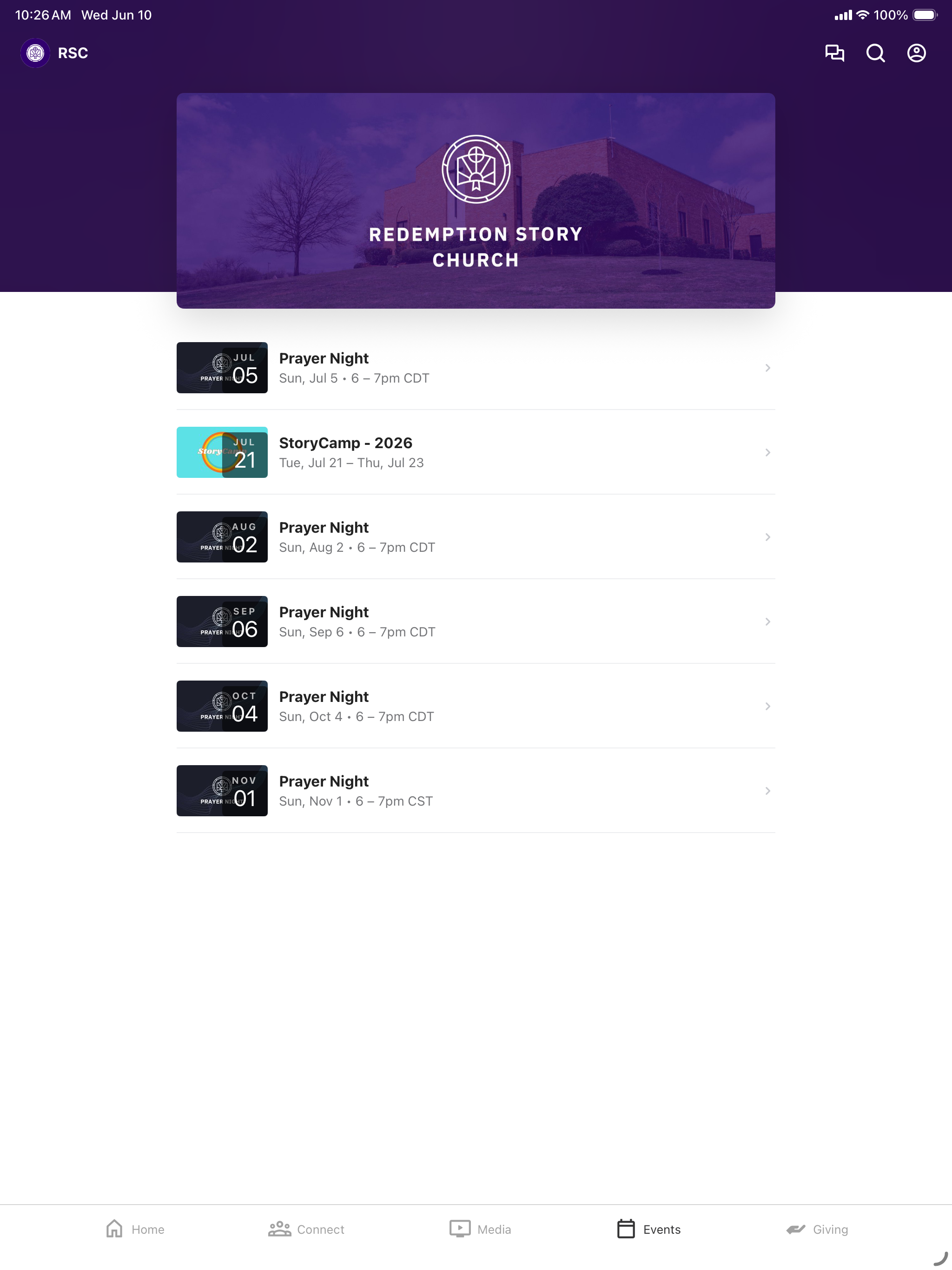 Redemption Story Church screenshot 8