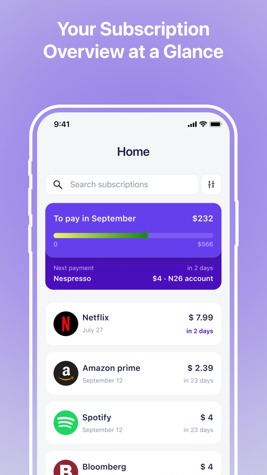 #1. ReScribe Subscription Manager (iOS) 来自: Rescribe, Inc