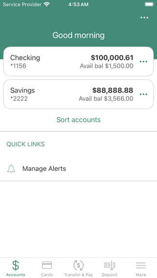 Greenville Federal Screenshot