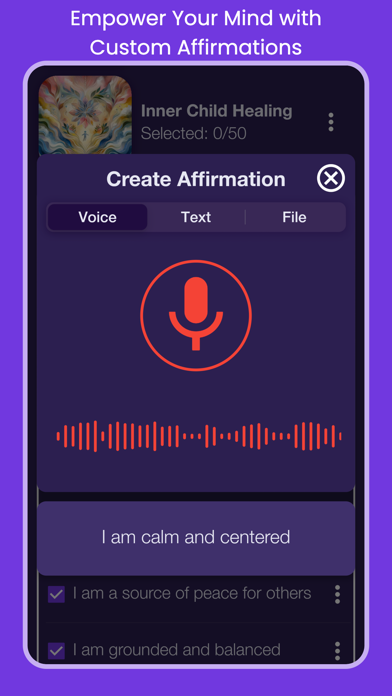 ReliefMix Affirmations & Sound Screenshot
