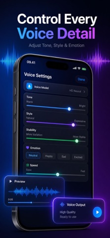 MyVoice Clone AI Multilingual Screenshot 4 of 9