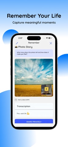 Vijo® EQ Secure Video Journal iPhone screenshot