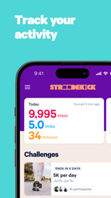Stridekick Activity Challenges screenshot