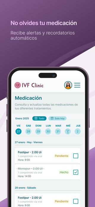 VRepro - Patient App Screenshot 5 of 7