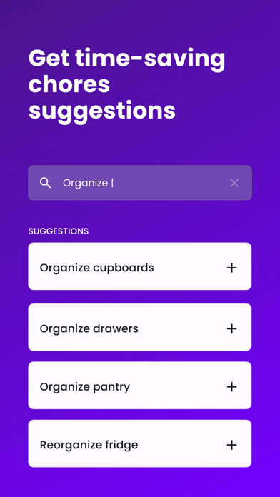Housy: House Cleaning Schedule Screenshot