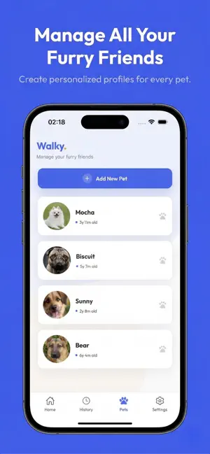 Walky – Dog Walk Tracker screenshot 2