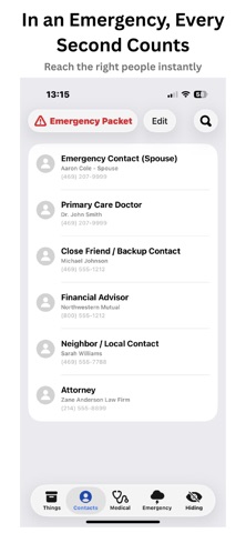 BeeReady – Emergency Packet screenshot