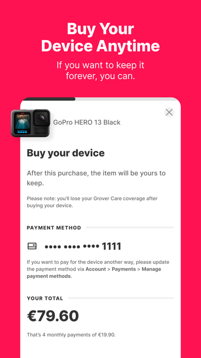 Grover – rent tech flexibly screenshot