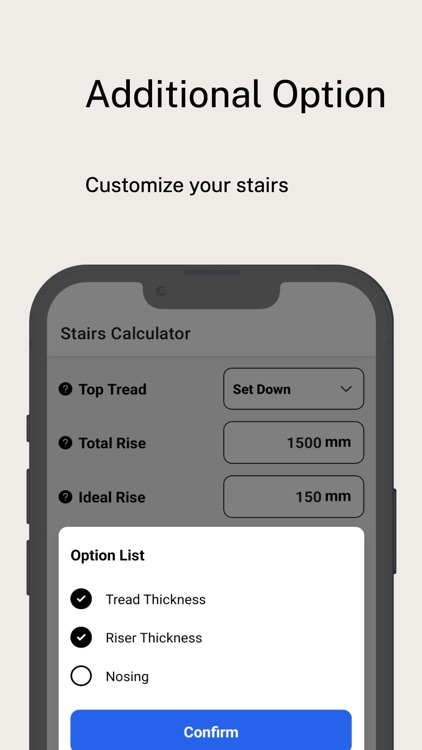 StairsBuilder: Calculator App