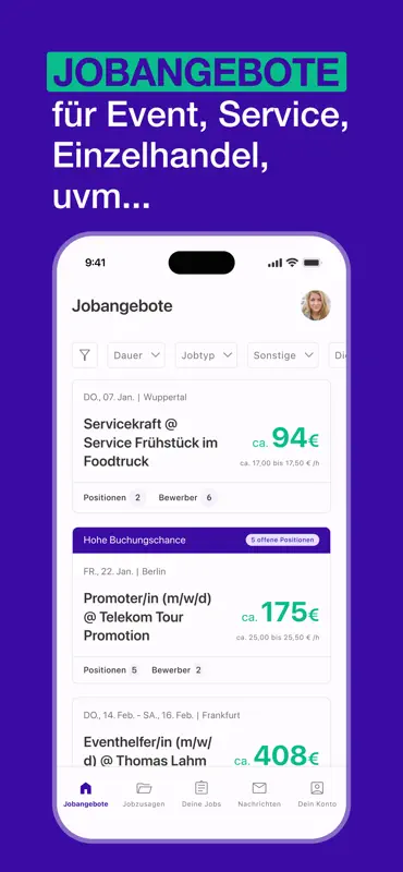 InStaff - Kurzfristige Jobs screenshot 3 of 8