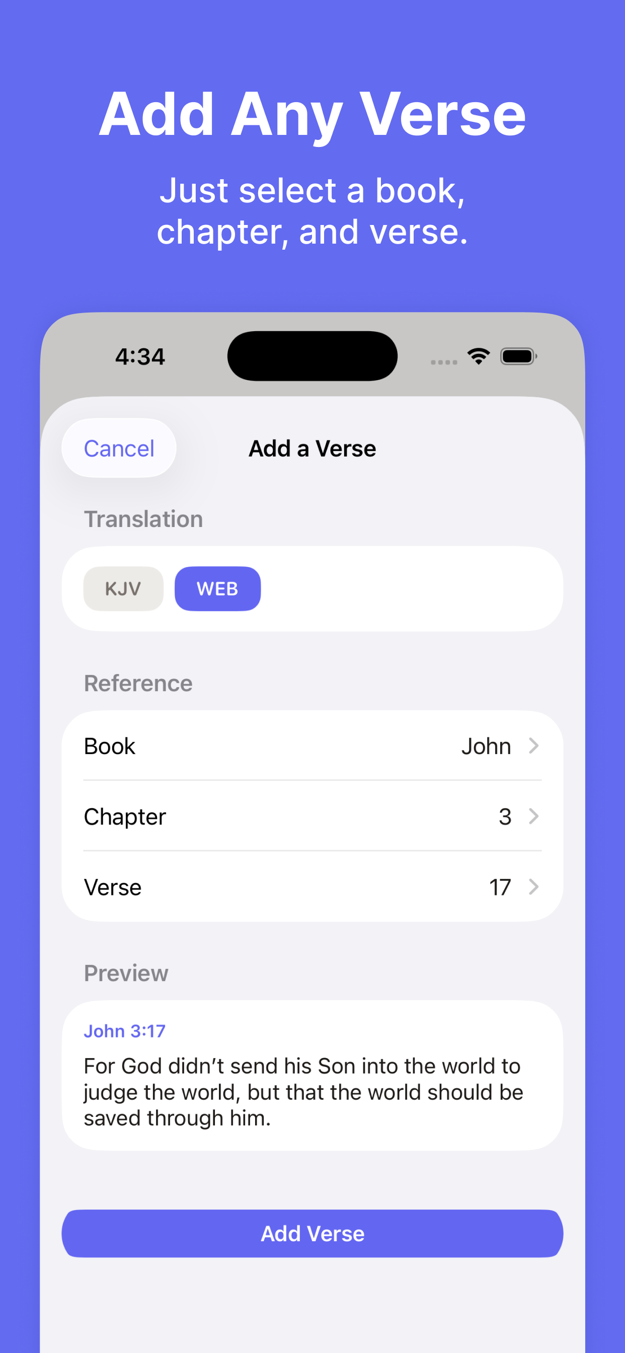 Vessl - Verse Memorizer