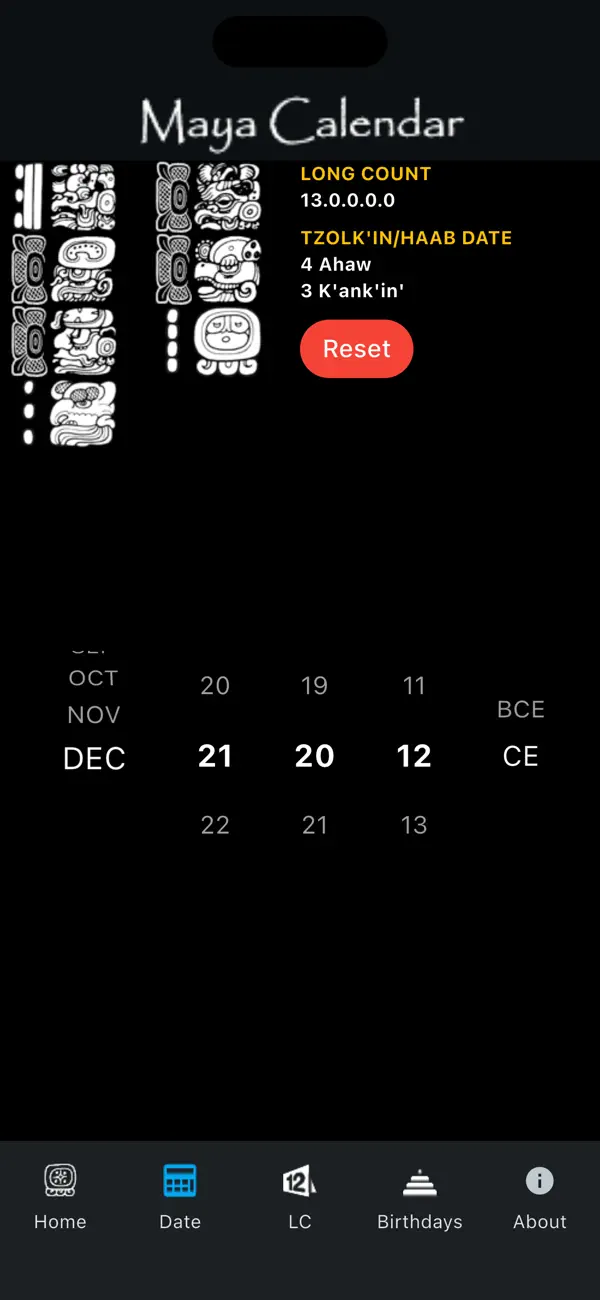#2. Maya Calendar (iOS) Ved: Edwin Barnhart