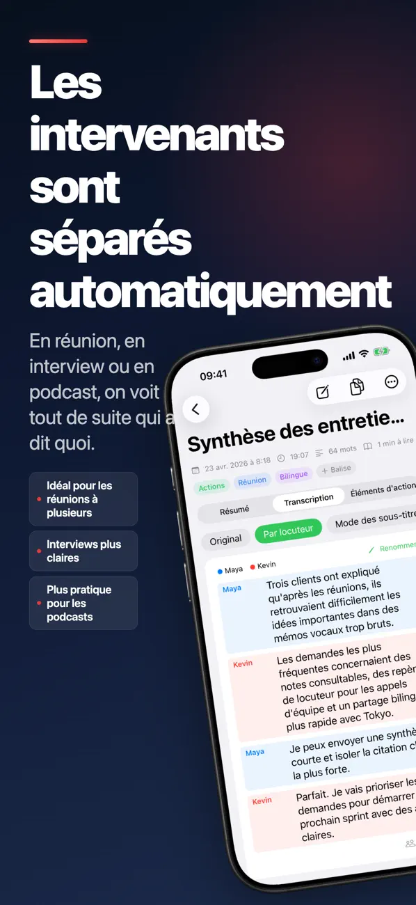 Screenshot #3 pour Speechy: Voix en Texte