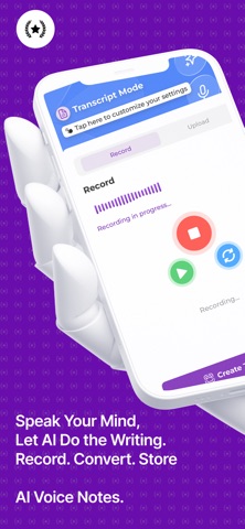 Transcripta - AI Voice Notes screenshot