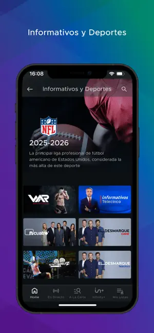 Mediaset Infinity España iPhone screenshot 4