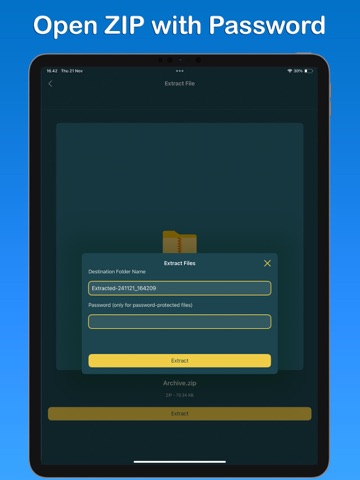 ZIP Opener・File Reader iPad screenshot
