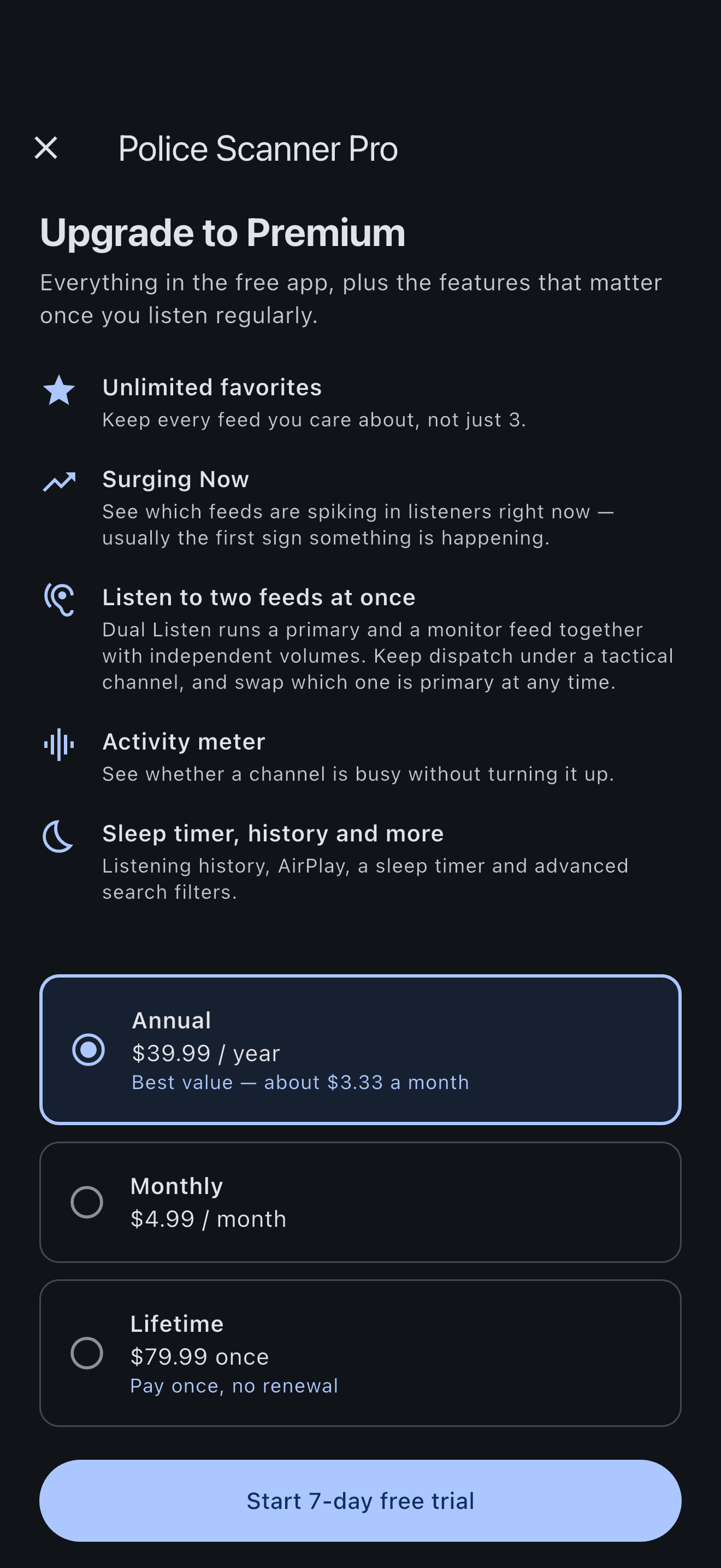 Police Scanner Pro: Live Radio screenshot 7