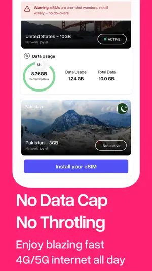 Superhero: eSIM Travel Data screenshot 4