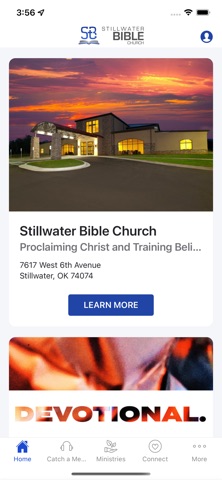 Stillwater Bible Church app screenshot