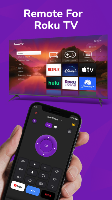 Rocky - Stream For Roku TV iPhone screenshot 1 - Utilities app