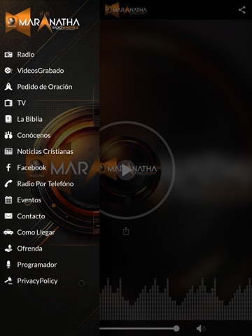Maranatha Radio iPad screenshot